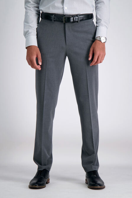 J.M. Haggar 4 Way Stretch Dress Pant, Med Grey view# 2