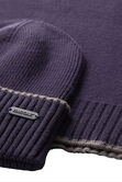 Wicking Beanie and Knit Scarf Set, BLUE view# 2