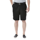 BIG &amp; TALL Cool 18&reg; Shorts, Black / Charcoal view# 1