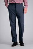 Premium Comfort Tonal Grid Dress Pant, Black view# 2