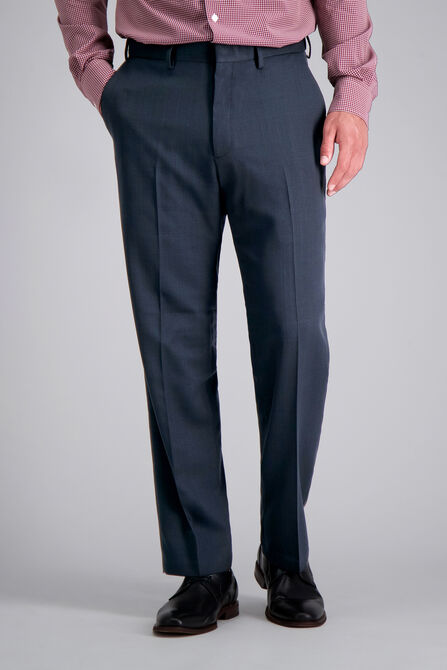 Premium Comfort Tonal Grid Dress Pant, Black view# 2