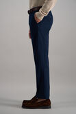 Wrinkle Free Performance Khaki Pant, Dark Navy view# 5