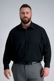 Smart Wash&reg; Big Dress Shirt - Black, Black view# 1