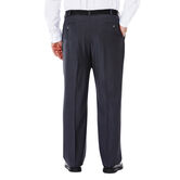 Big &amp; Tall E-CLO&trade; Stria Dress Pant, Medium Grey view# 3