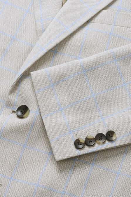 J.M. Haggar Premium Windowpane Blazer, Euro Blue view# 5