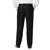 Big &amp; Tall J.M. Haggar Dress Pant - Sharkskin, Black view# 3