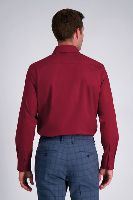 Premium Comfort Dress Shirt - Dark Red, Dark Red view# 2