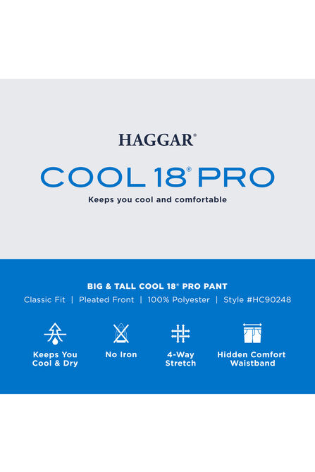 Big &amp; Tall Cool 18&reg; Pro Pant, Toast view# 5