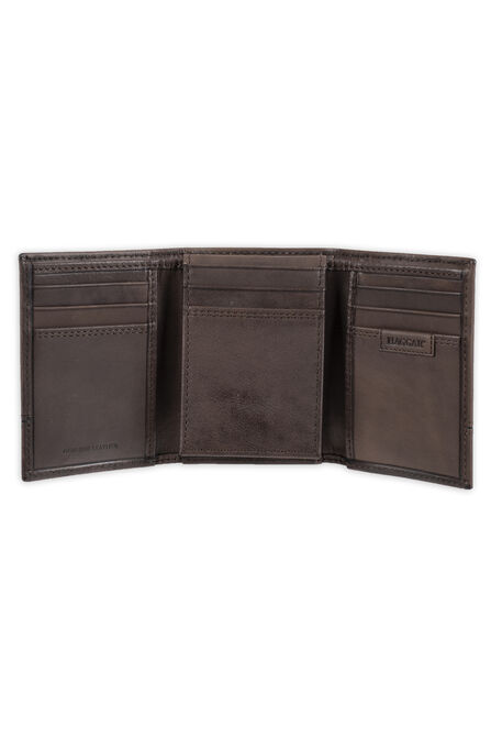 RFID Carizzo Trifold Wallet, Brown view# 3