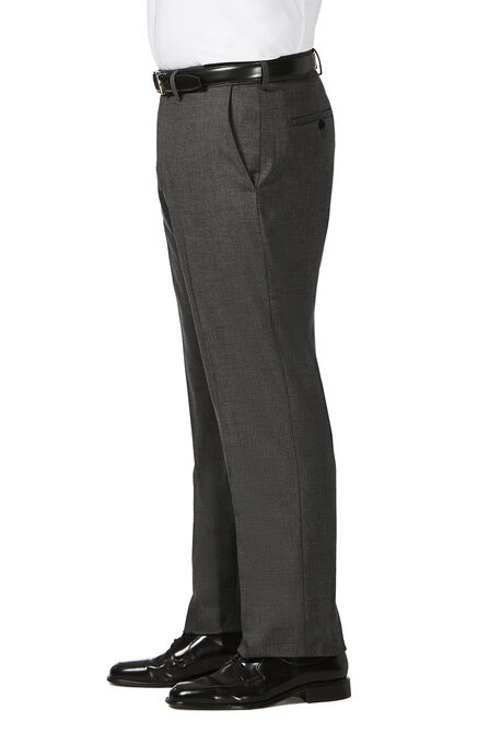 Big &amp; Tall J.M. Haggar Dress Pant - Sharkskin, Dark Heather Grey view# 2