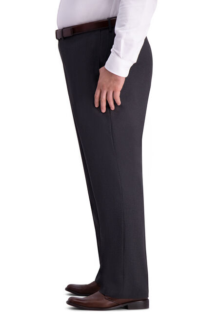 Big &amp; Tall J.M. Haggar 4-Way Stretch Dress Pant, Charcoal Htr view# 2