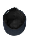 Brushed Herringbone Center Seam Flat Cap, BLUE view# 6