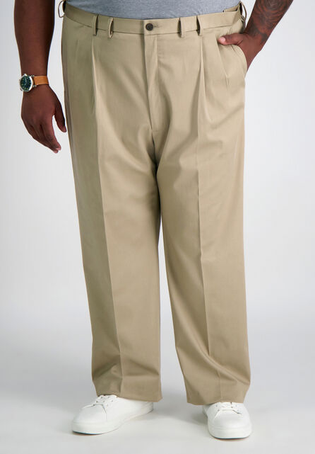 Big &amp; Tall Premium No Iron Khaki, Khaki