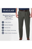 Big &amp; Tall Premium Comfort Dress Pant, Med Grey view# 6