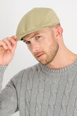 Side Seamed Flat Cap,  Khaki view# 2