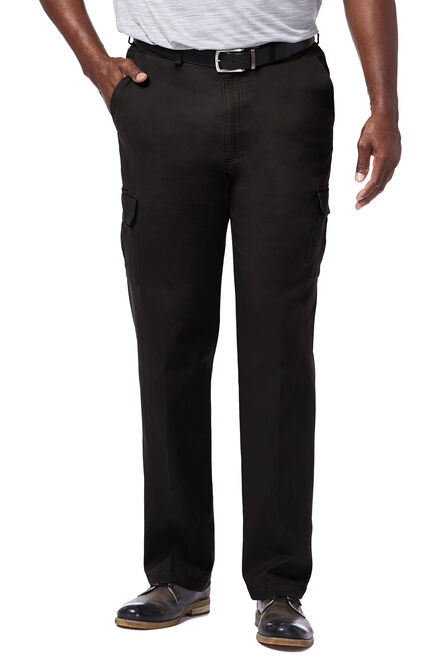 Big &amp; Tall Stretch Comfort Cargo Pant, Black view# 1