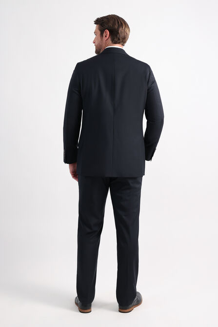 J.M. Haggar Wool Windowpane Suit Jacket, Navy view# 4