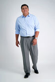 Big &amp; Tall Premium Comfort Dress Pant, Med Grey view# 1