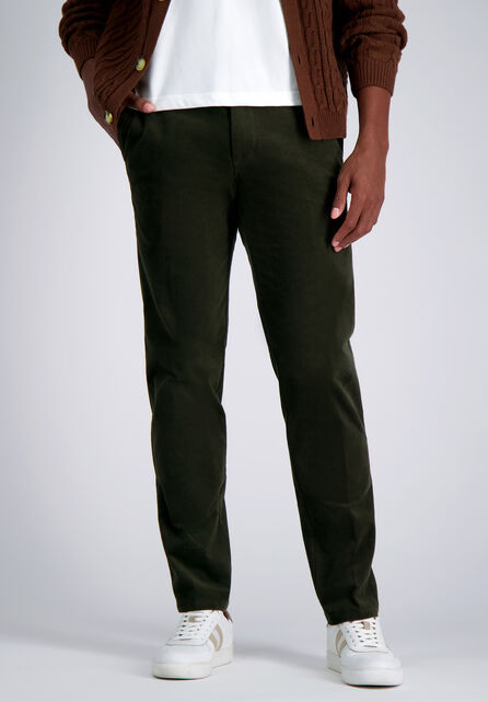 Stretch Corduroy Chino Pant, Military Green