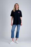 Pro Football Hall of Fame X Haggar - Vintage Wash Polo, Black view# 6