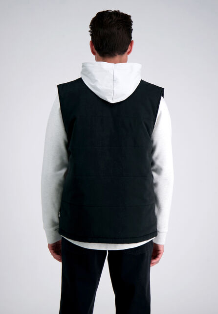 Puffer Vest - Moleskin, Black