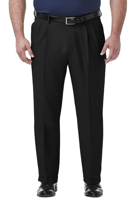 Big &amp; Tall Premium Comfort Dress Pant, Black view# 1