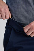 Wrinkle Free Performance Khaki Pant, Dark Navy view# 6