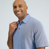 2-Color Pique Polo, BLUE view# 3