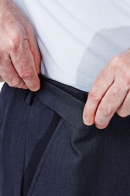Big &amp; Tall Travel Performance Suit Seperates, Navy view# 4