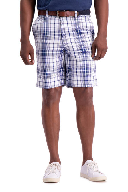 Cool 18&reg; Pro Tonal Plaid Short, BLUE view# 1