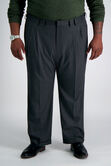 Big &amp; Tall J.M. Haggar Dress Pant - Sharkskin, Dark Heather Grey view# 2