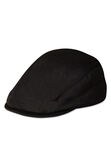 Side Seamed Flat Cap, Black view# 1