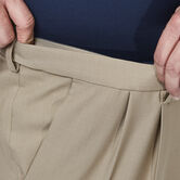 Big &amp; Tall Premium Comfort Dress Pant, Khaki view# 4