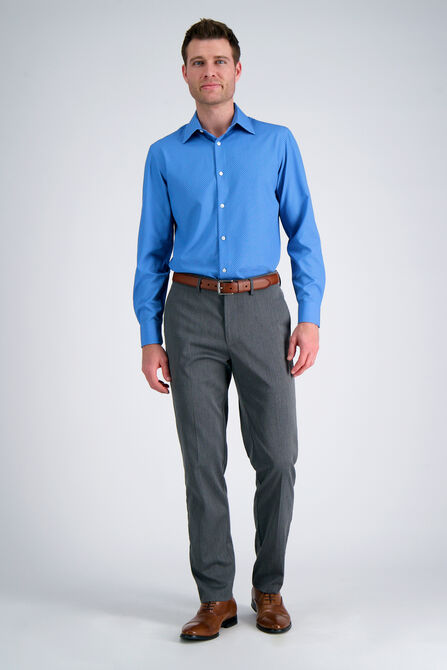 Smart Wash&reg; Dress Shirt - Navy,  Navy view# 3