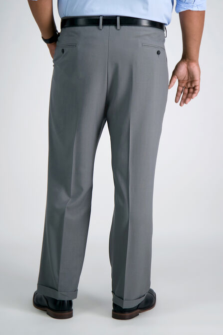 Big &amp; Tall Premium Comfort Dress Pant, Med Grey view# 4