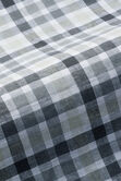Short Sleeve Button-Down Linen Shirt, Dark Grey view# 5