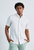 Short Sleeve Seersucker Performance Button-Down Shirt, Pink view# 1
