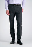 J.M. Haggar 4-Way Dress Pant, Charcoal Htr view# 2