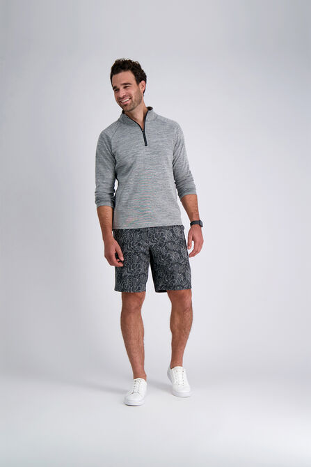 The Active Series&trade; Hybrid Palm Leaves Print Short, Medium Grey view# 1