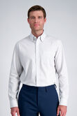 Premium Comfort Dress Shirt - White Check, White view# 1