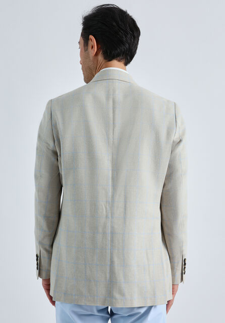 J.M. Haggar Premium Windowpane Blazer, Euro Blue