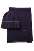 Wicking Beanie and Knit Scarf Set, BLUE view# 1