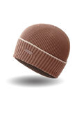 Wicking Beanie and Knit Scarf Set, Khaki view# 3