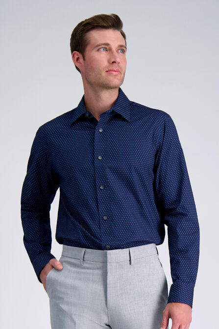 Premium Comfort Dress Shirt - Indigo, Indigo view# 1