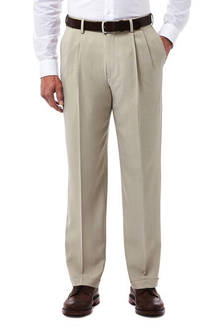 E-CLO&trade; Stria Dress Pant, Sand view# 1