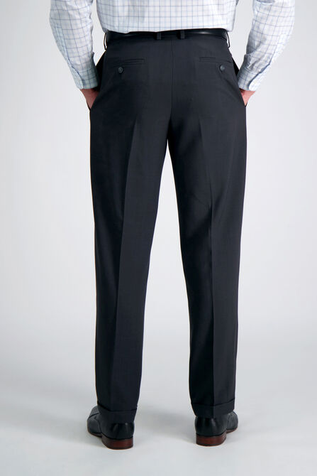 E-CLO&trade; Stria Dress Pant, Charcoal view# 4