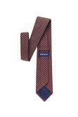 Tadeo Pin Stripe Tie, Red view# 3