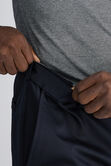 Wrinkle Free Performance Khaki Pant, Black view# 6