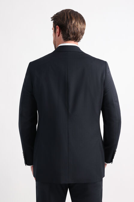 J.M. Haggar Wool Windowpane Suit Jacket, Navy view# 3