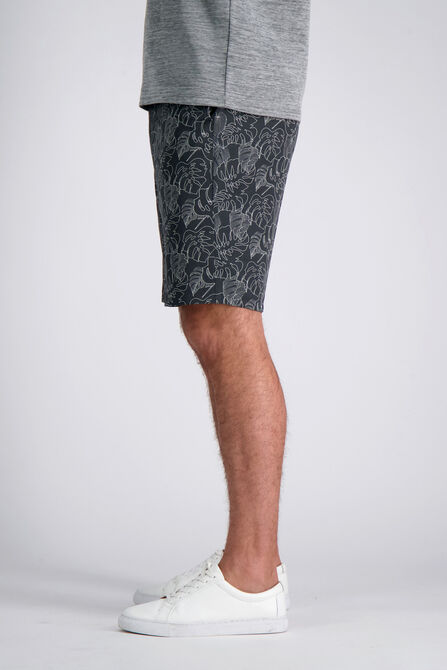 The Active Series&trade; Hybrid Palm Leaves Print Short, Medium Grey view# 3